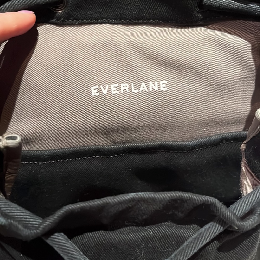 Black, Everlane Drawstring, Backpack - image 6